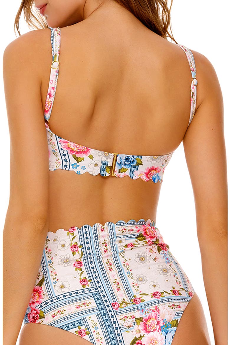 Balena Meraki Underwire Bikini Top, Alternate, color, PINK MULTICOLOR