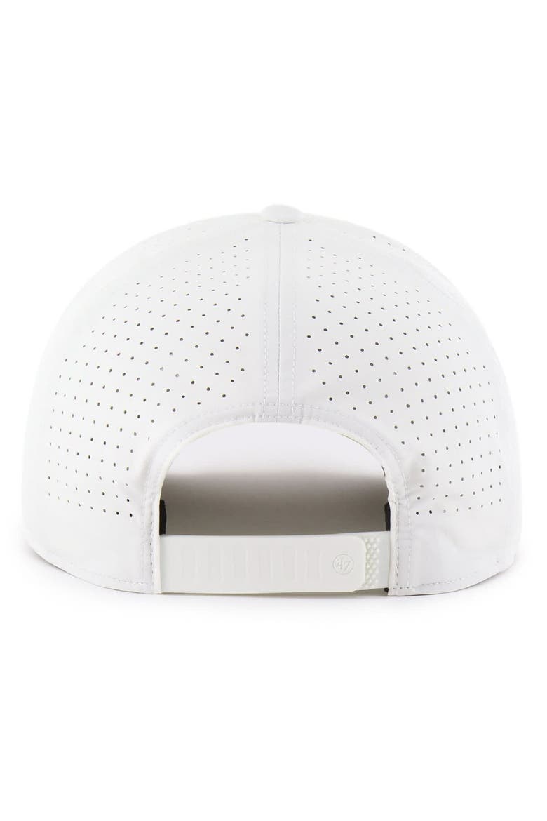 Men's '47 White Clemson Tigers Forward Collection Loop Hitch Adjustable Hat, Alternate, color, White