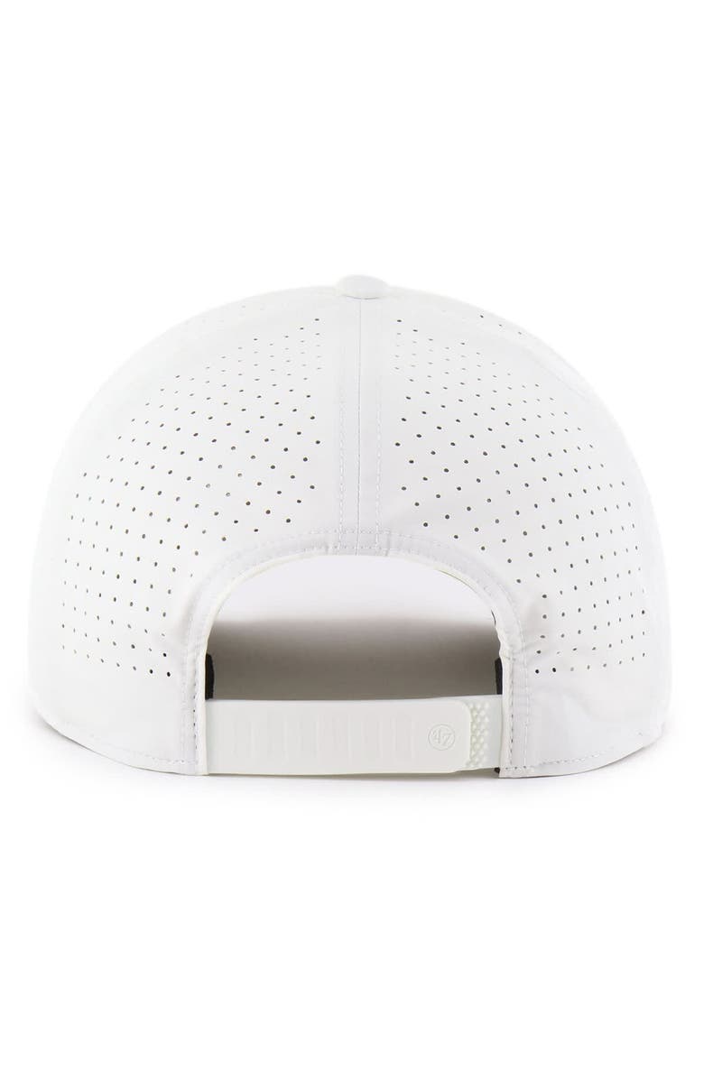 '47 Men's '47 White Clemson Tigers Forward Collection Loop Hitch Adjustable Hat, Alternate, color, White