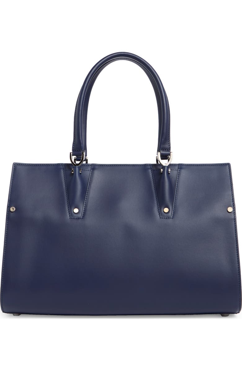Longchamp Large Paris Handbag, Alternate, color, Navy
