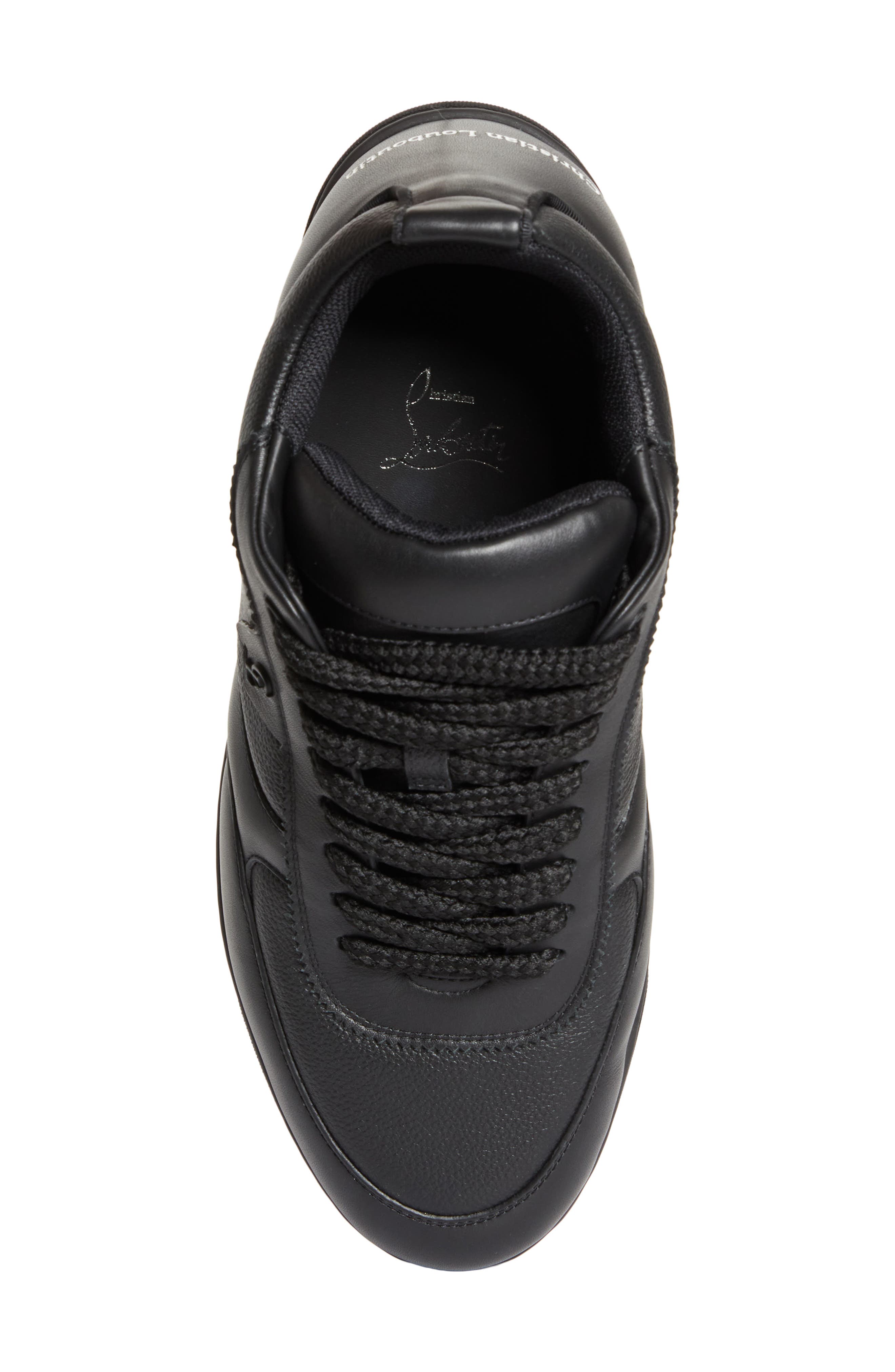 Christian Louboutin SK VI Low Top Sneaker, Alternate, color, Bk01-Black