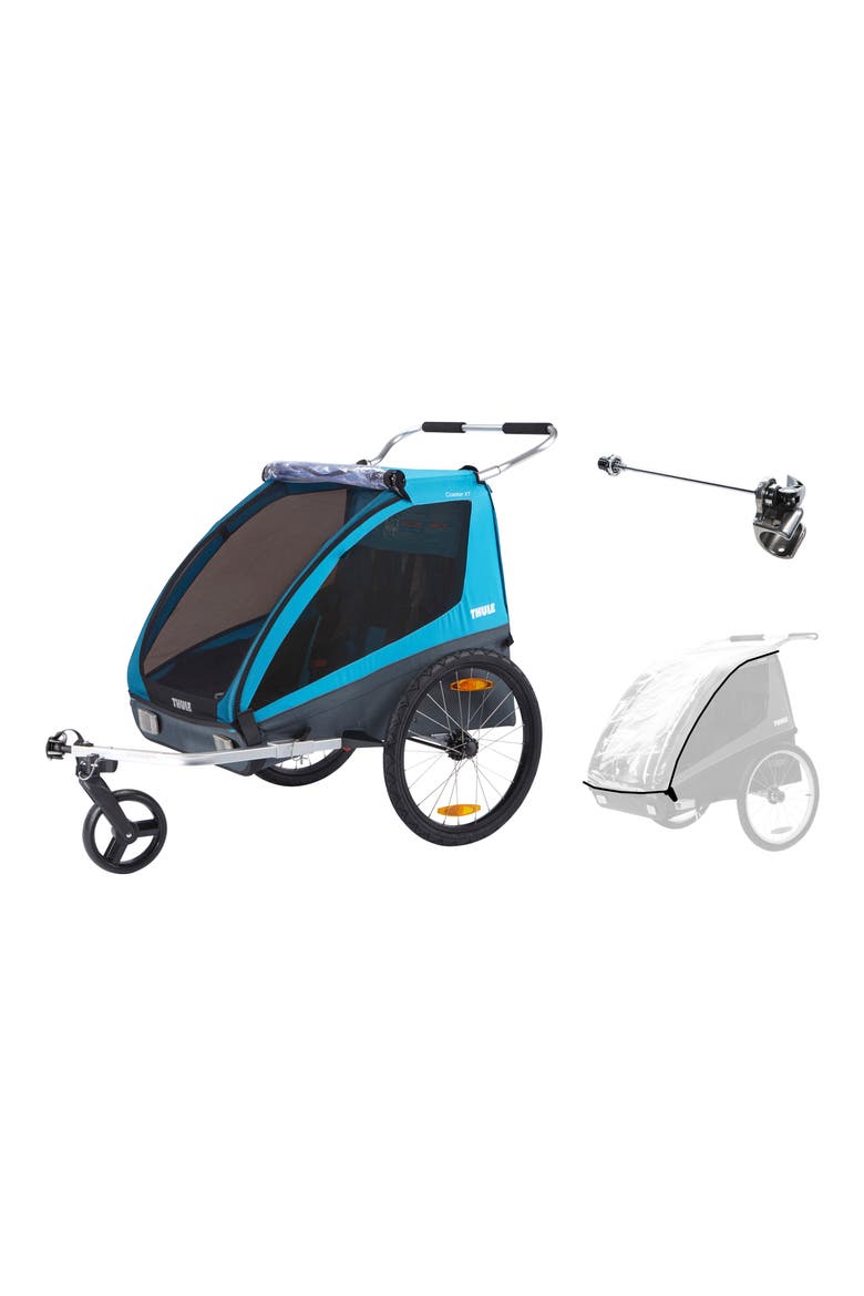 Coaster XT Deluxe Bike Trailer, Main, color, BLUE