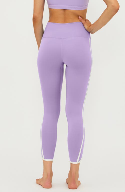 BEACH RIOT BEACH RIOT NELLA SIDE STRIPE ANKLE LEGGINGS