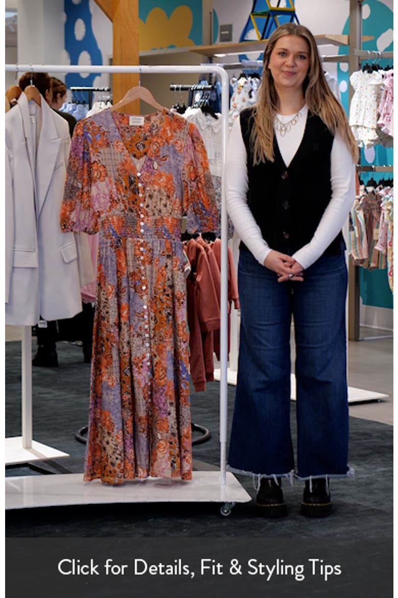 Halo Floral Patchwork Maxi Dress video