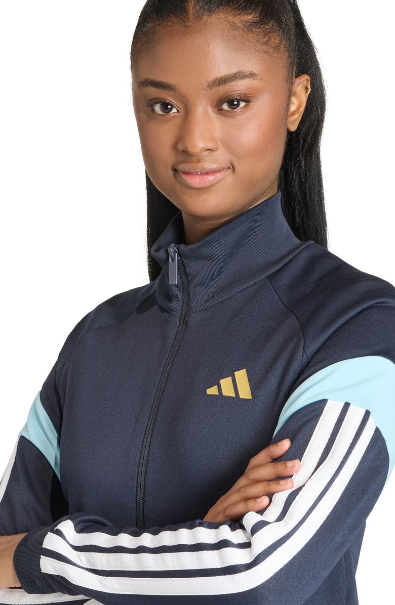 adidas Originals House of Tiro Nations Track Jacket, Alternate, color, Navy/ Icey Blue/ Beige