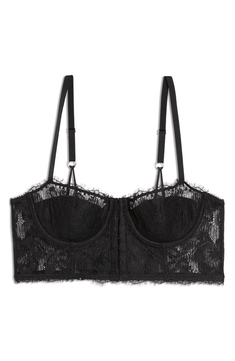 Etam Audacieuse Underwire Bustier, Alternate, color, 