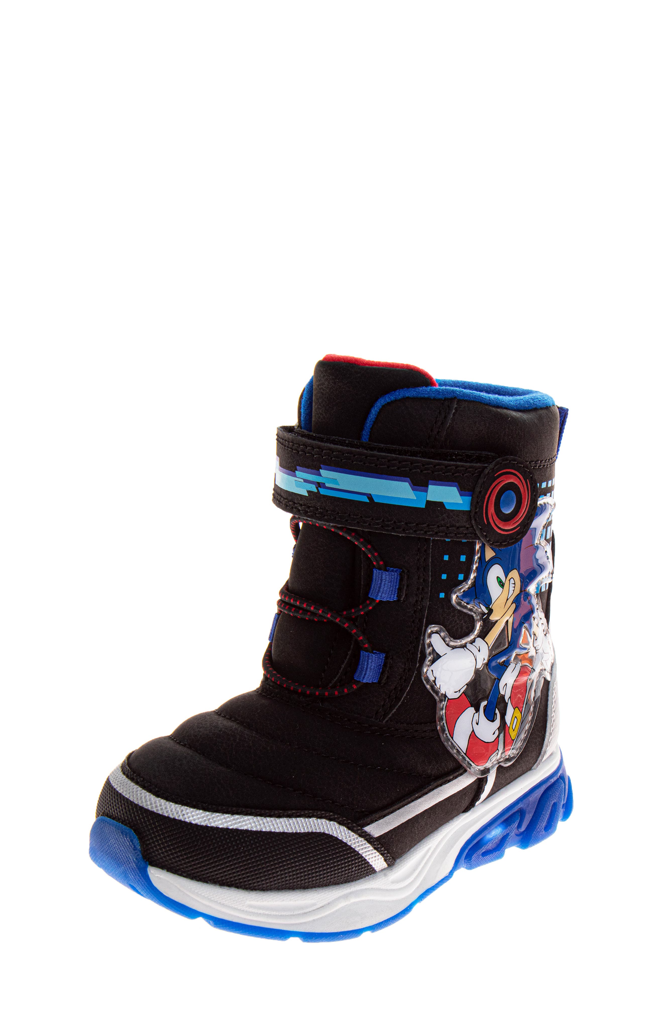 JOSMO Kids' Sonic The Hedgehog Snow Boot, Alternate, color, 