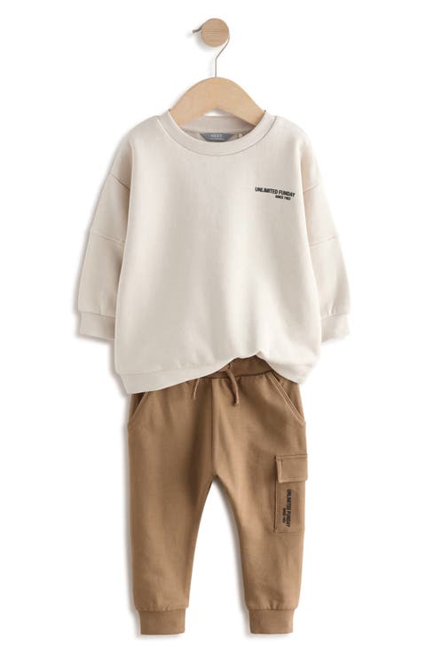 Kids' Utility Sweatshirt & Cargo Joggers Set (Toddler & Little Kid)