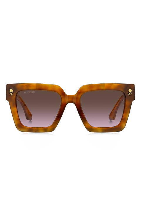 52mm Square Sunglasses