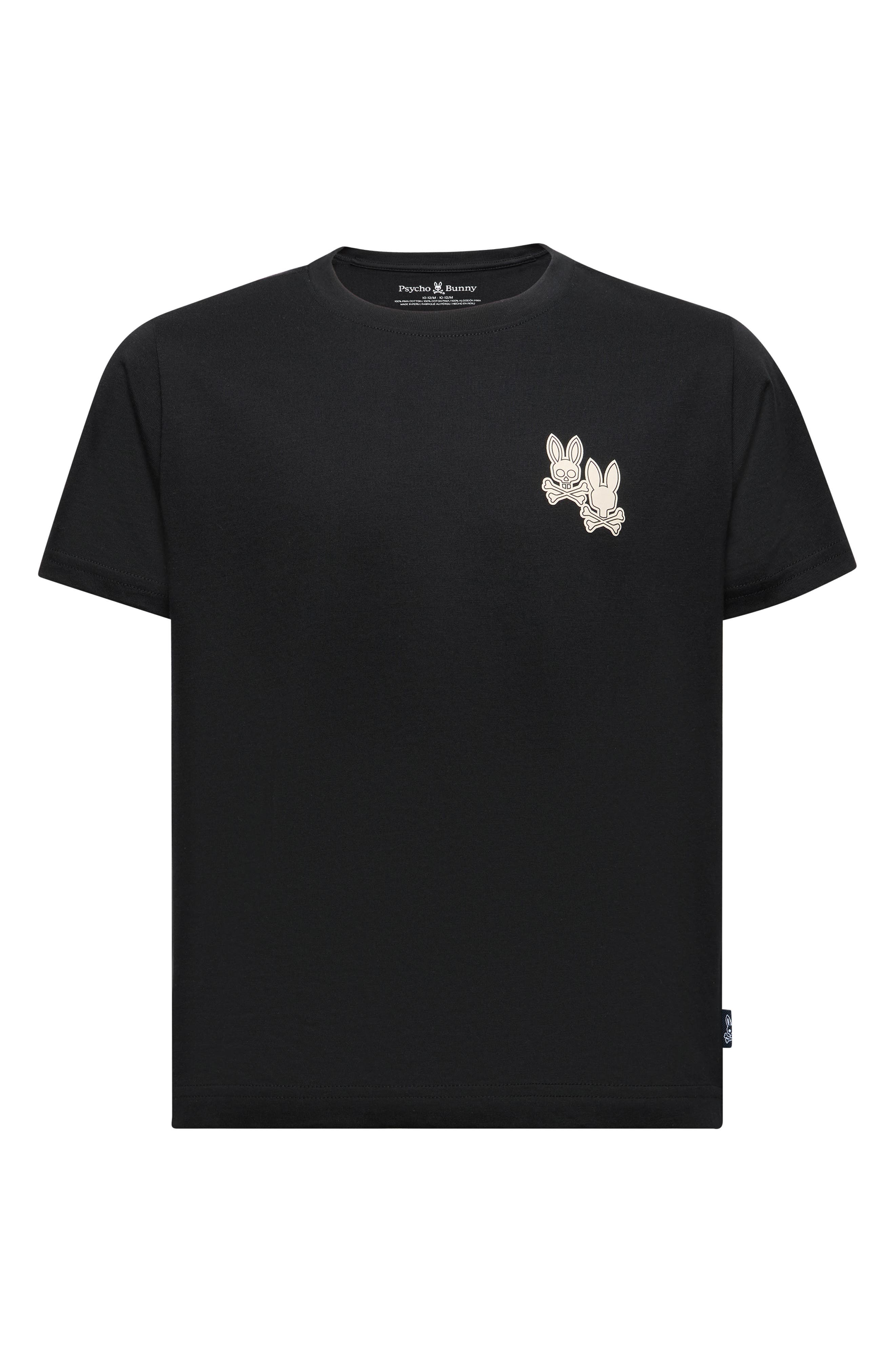 Psycho Bunny Kids' Elliot Cotton Graphic T-Shirt