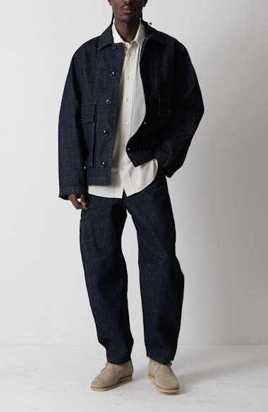 Lemaire Boxy Denim Jacket | Nordstrom