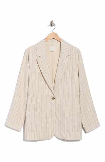 matty m. Bronson Pinstripe Blazer