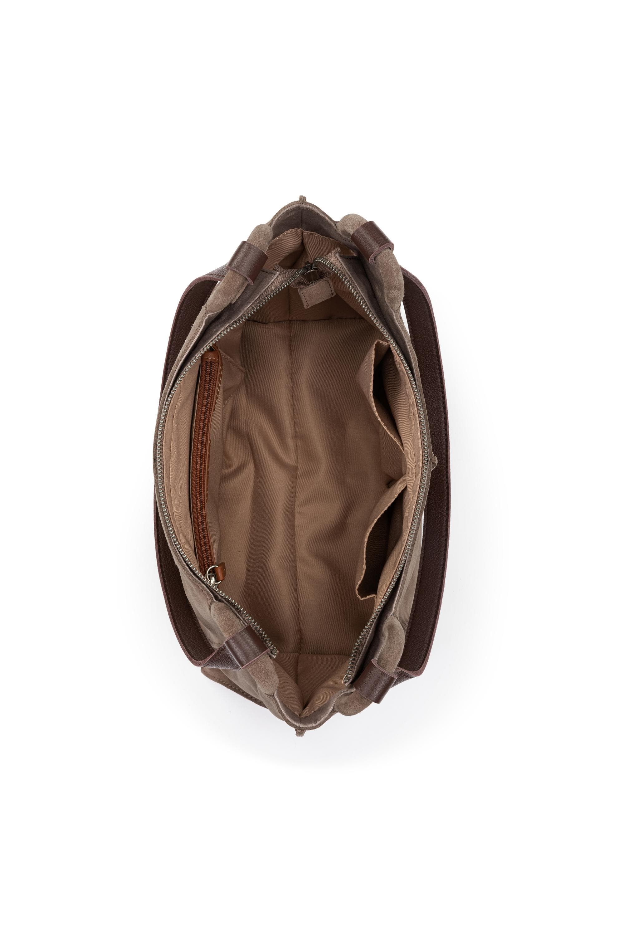 Los Feliz Satchel, Alternate, color, Mushroom Suede