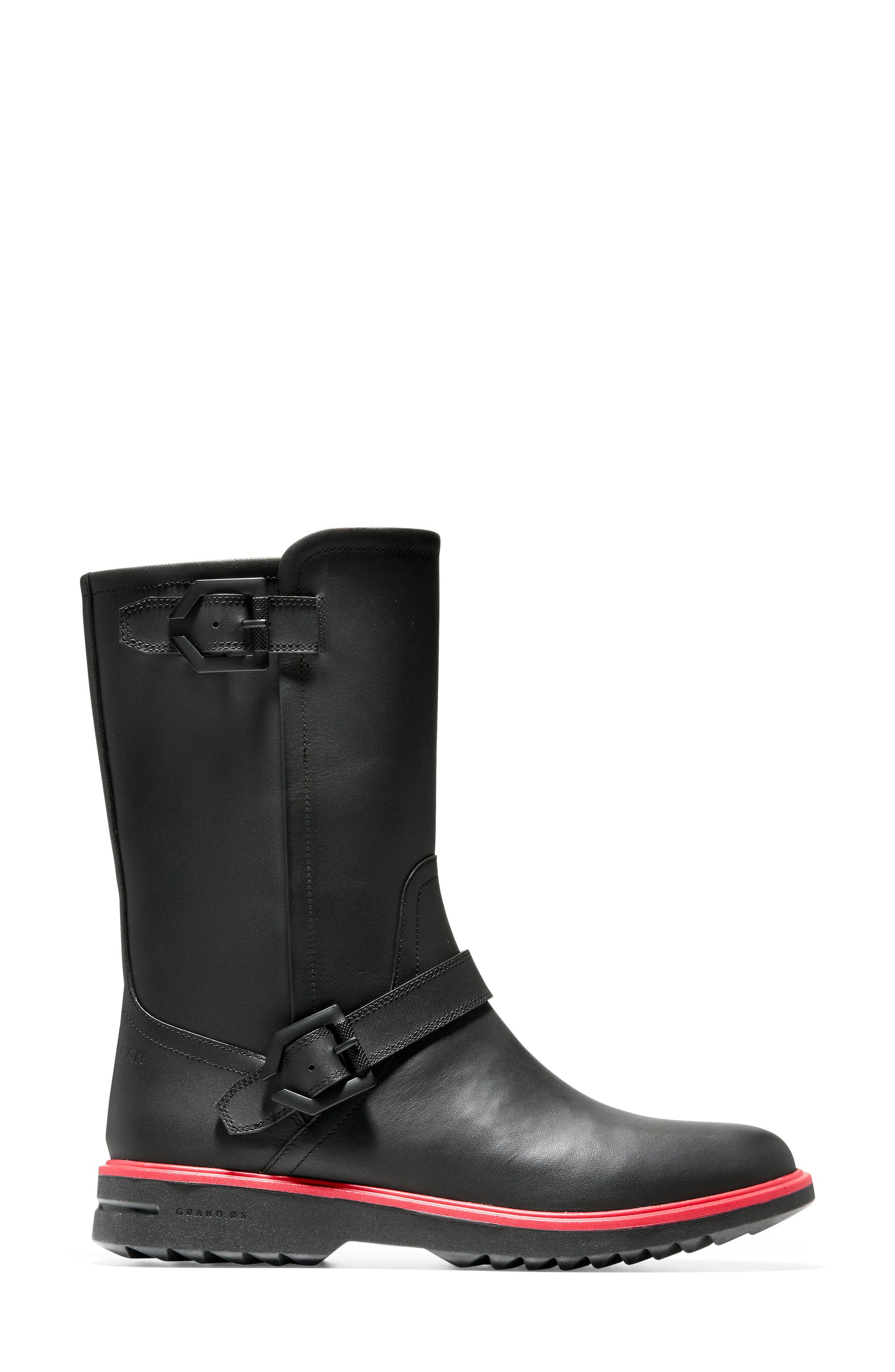 Cole Haan Millbridge Waterproof Moto Boot, Alternate, color, 