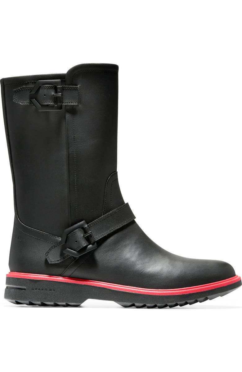Cole Haan Millbridge Waterproof Moto Boot, Alternate, color,