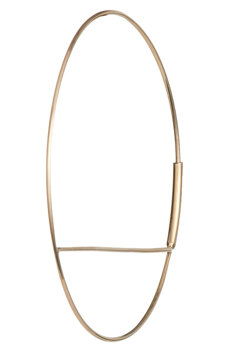 LANA Jewelry Wire Eclipse Hoop Earrings, Alternate, color, 