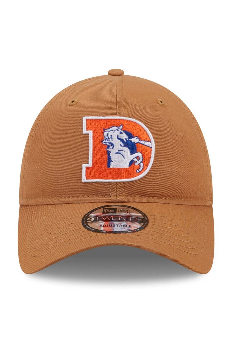 Men's New Era Brown Denver Broncos Core Classic 2.0 9TWENTY Adjustable Hat, Alternate, color, Brown
