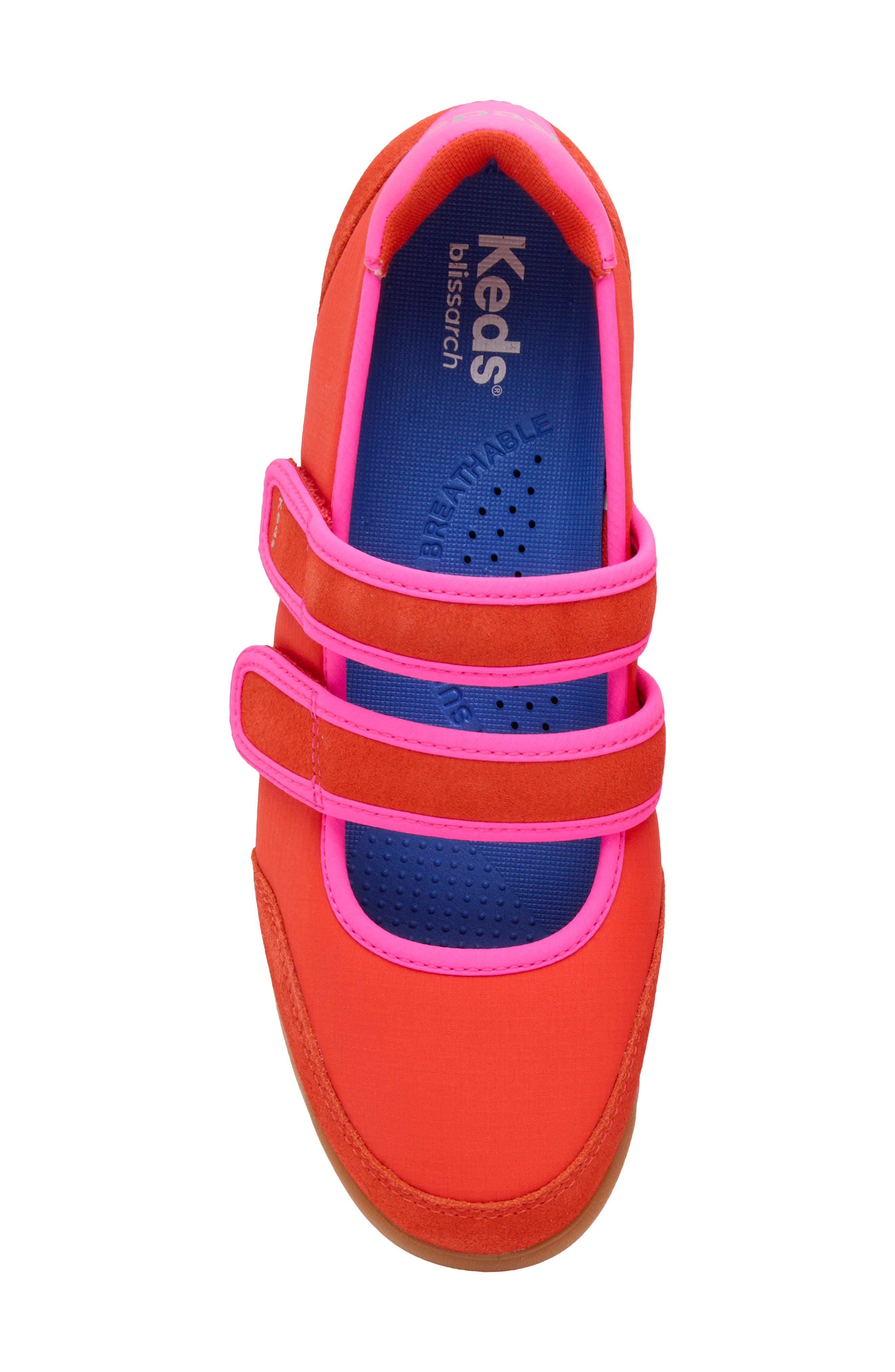 Revival Mary Jane Sneaker, Alternate, color, RED/ FUCHSIA