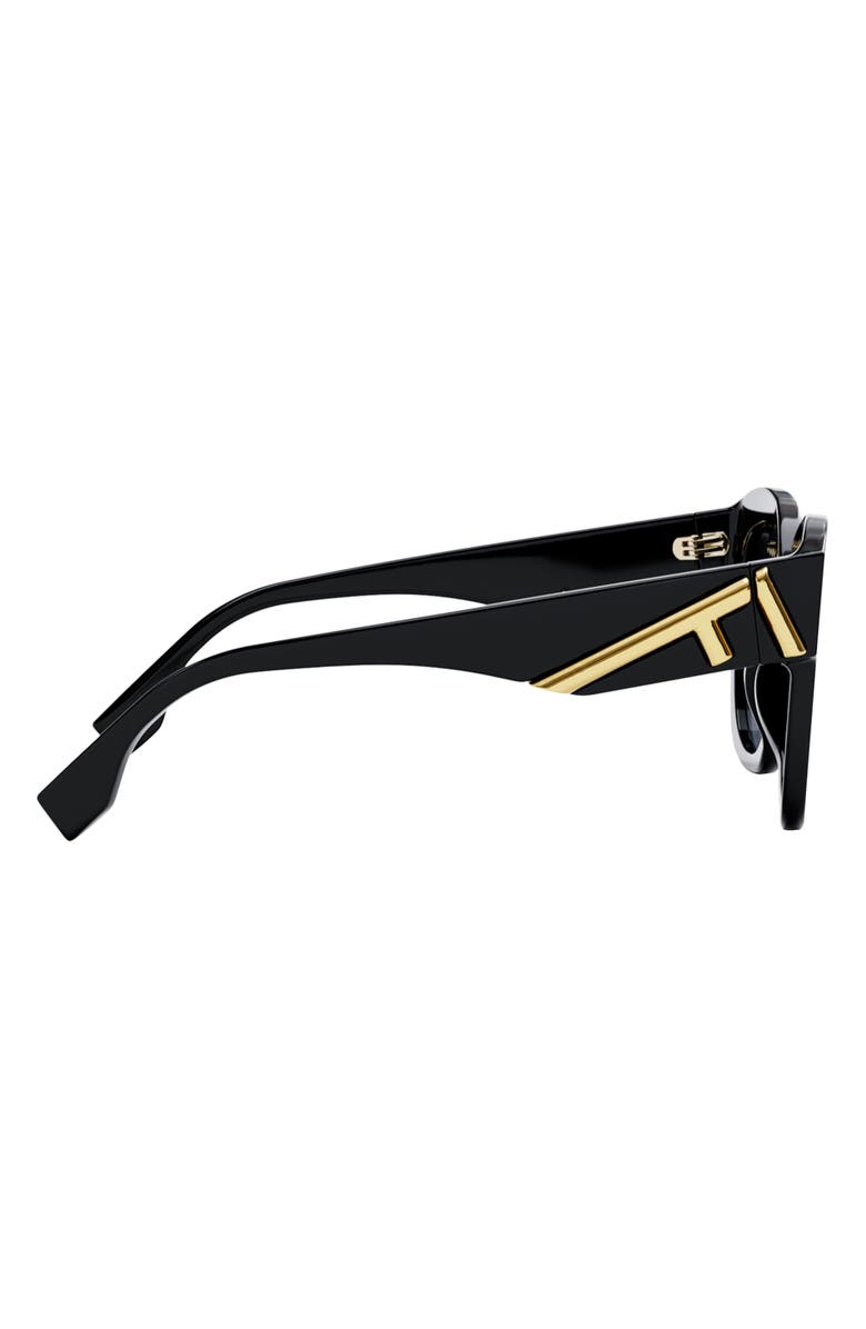 Fendi 'Fendi First 63mm Square Sunglasses, Alternate, color, 