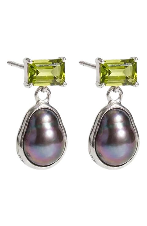Spellbound Molten Freshwater Pearl Earrings