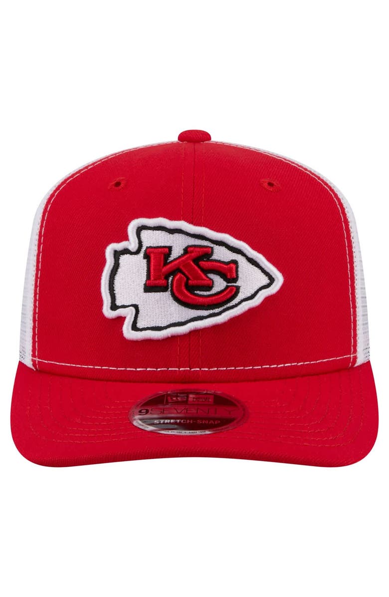New Era Men's New Era Red Kansas City Chiefs 9SEVENTY Trucker Adjustable Hat, Alternate, color, Red