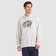 FANATICS Men's Fanatics Cream Columbus Blue Jackets Made in Canada Pullover Hoodie