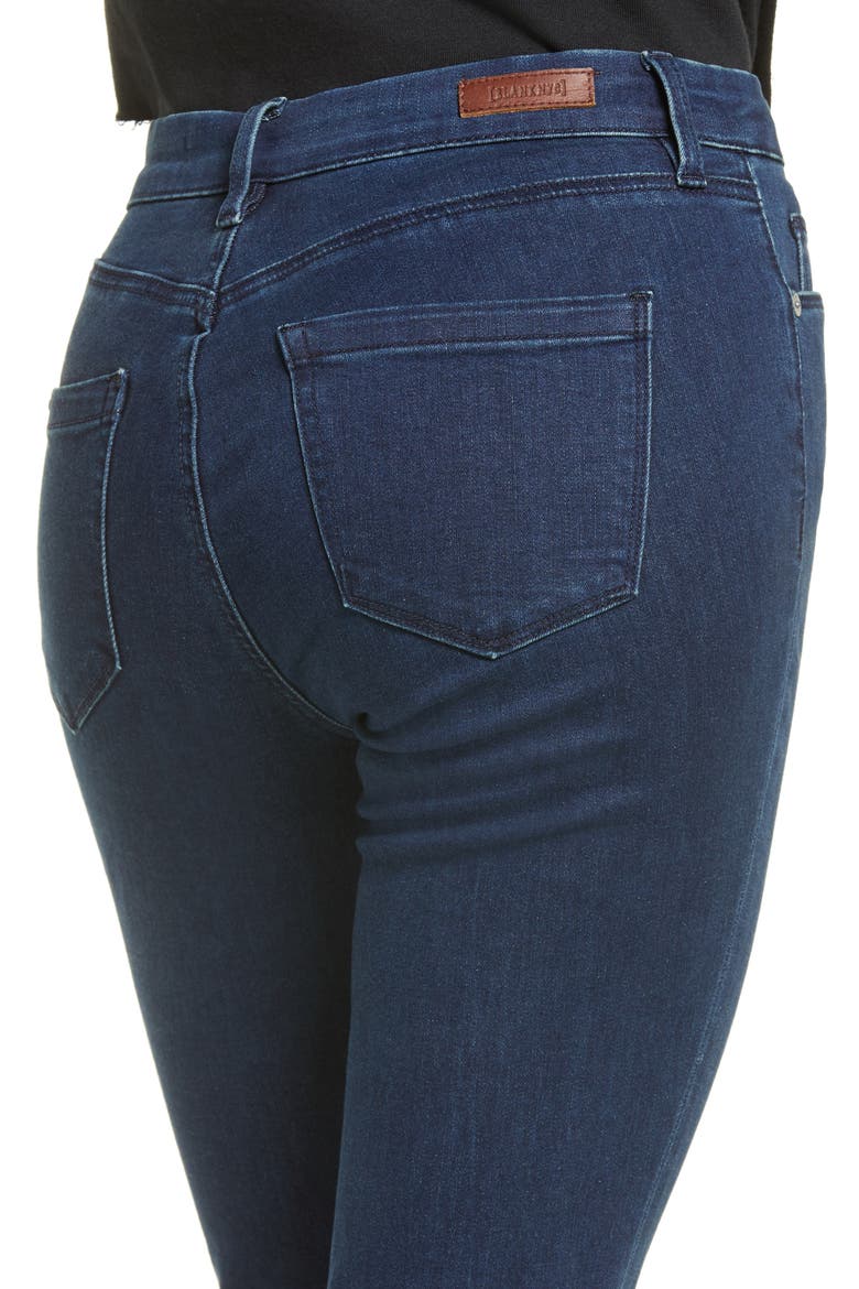 Hoyt Mini Bootcut Jeans, Alternate, color, BOOK SMART