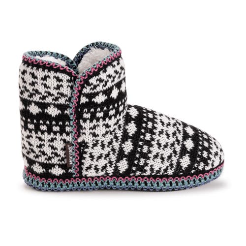 Muk Luks Leigh Bootie Slipper In Multi