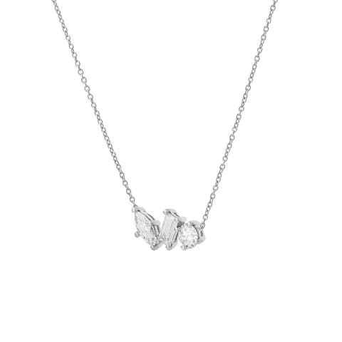 Selara 14K Gold Lab Grown Diamond Necklace - 1 Ct