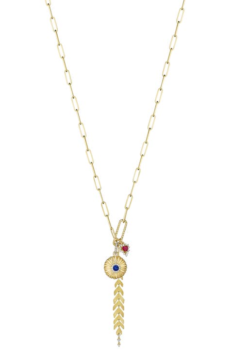 Penka 18K Gold Pendant Necklace