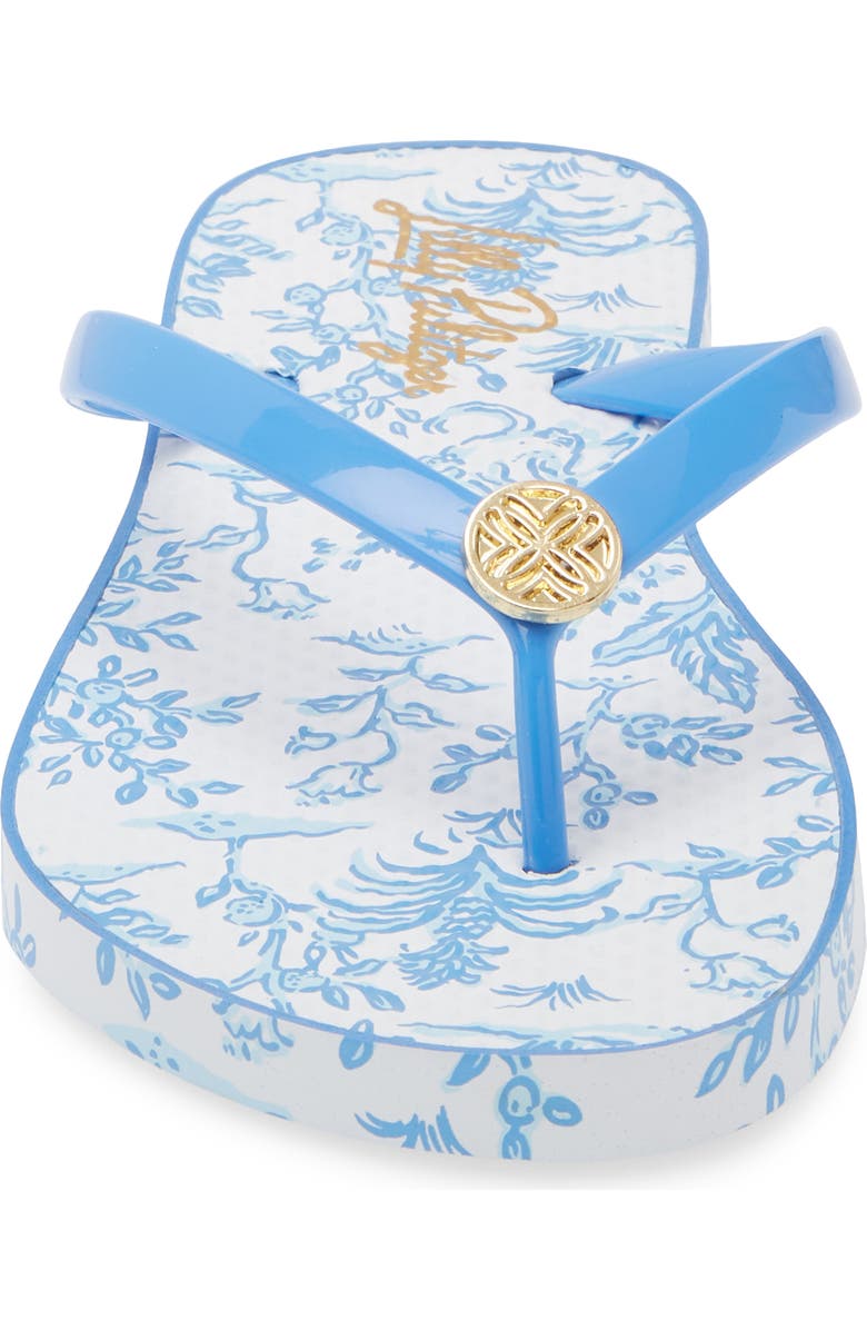Lilly Pulitzer<sup>®</sup> Pool Flip Flop, Alternate, color,