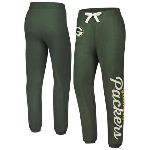 Women's G-III 4Her by Carl Banks Green Green Bay Packers Scrimmage Fleece Pants