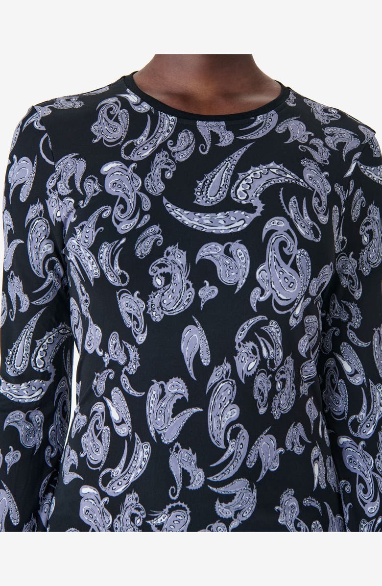 IRO Waiana Long Sleeve Maxi Dress, Alternate, color, Night Serpent Tapestry