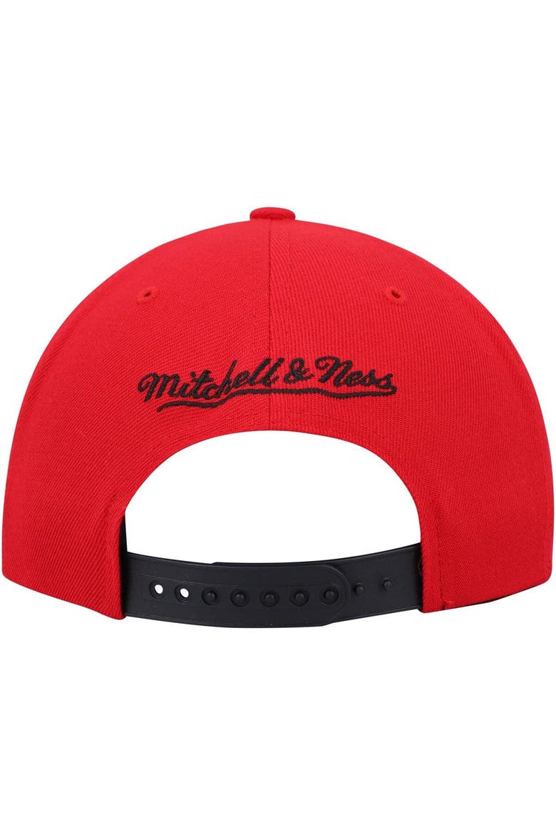 Men's Mitchell & Ness Black/Red Chicago Bulls Day One Snapback Hat, Alternate, color, Black