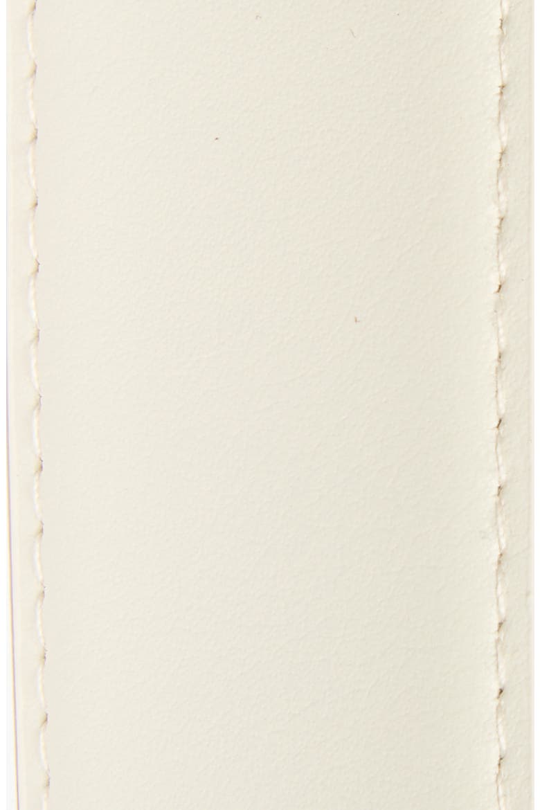 Faux Leather Belt, Alternate, color, BONE