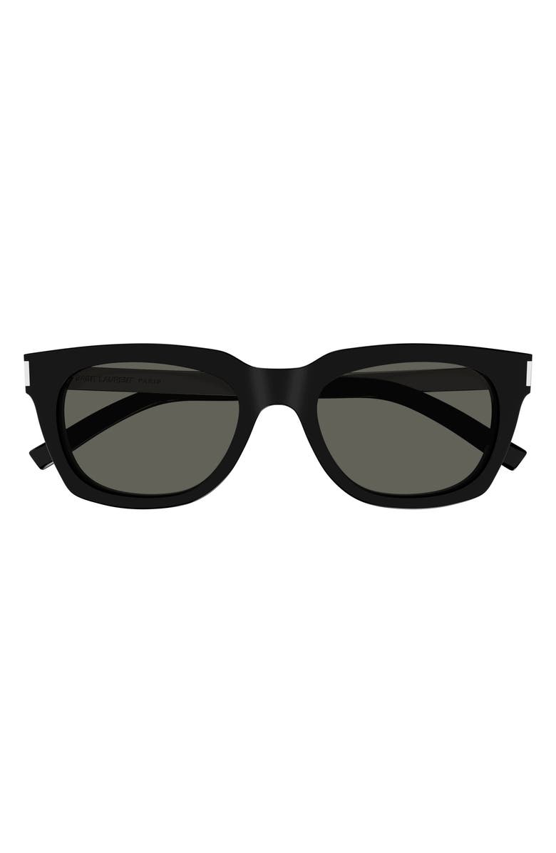Saint Laurent 51mm Square Sunglasses, Main, color,