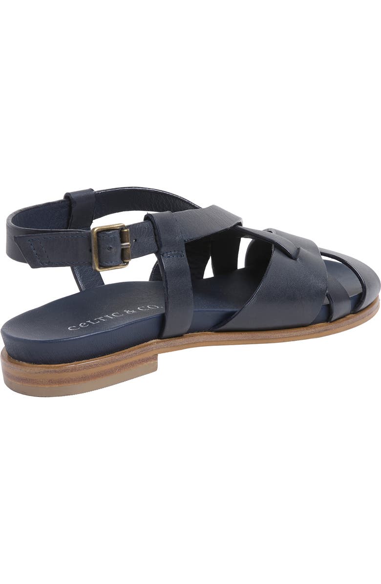 Celtic & Co. Woven Detail Sandal, Alternate, color, Dark Navy