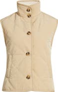 Treasure & Bond Faux Shearling Quilted Reversible Vest