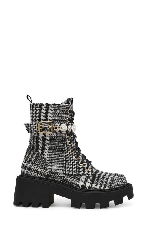 BETSEY JOHNSON BETSEY JOHNSON HEATHR LUG SOLE PLATFORM BOOTIE 