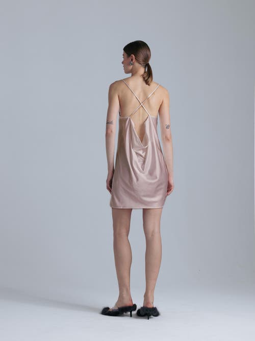 Alas Patricia Silk Slip Mini Dress In Multi