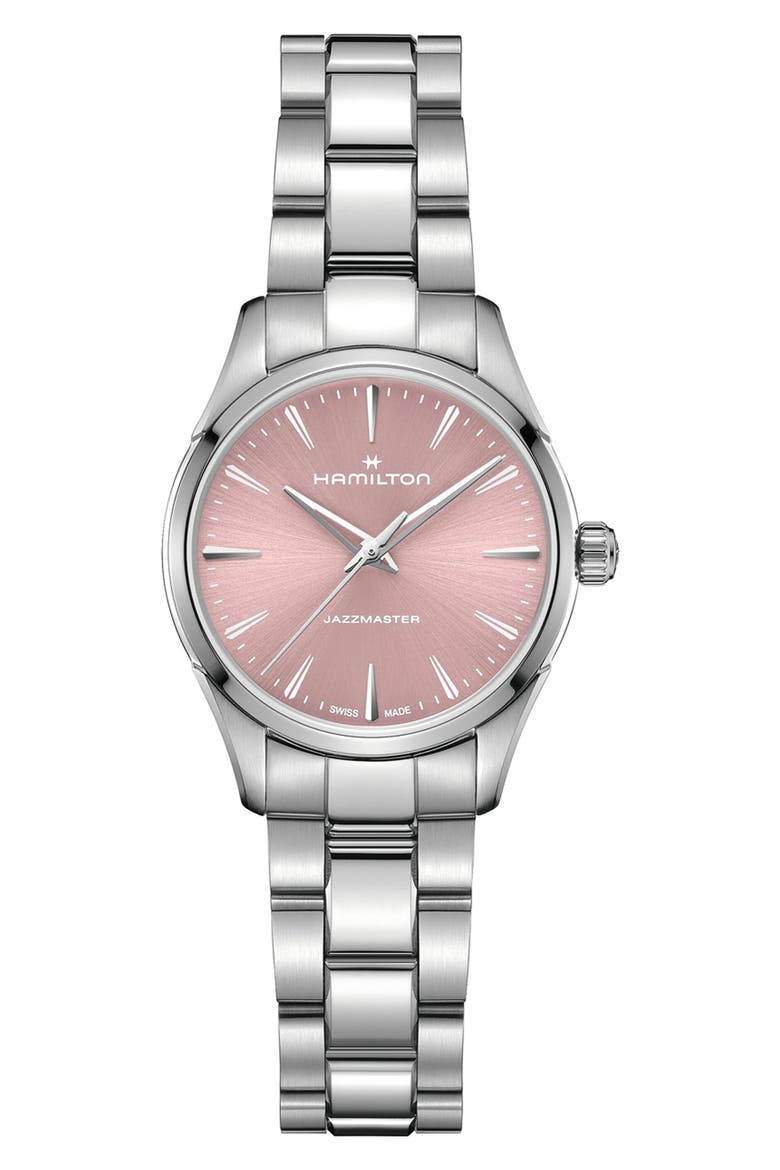 Jazzmaster Bracelet Watch, 32mm, Main, color, PINK