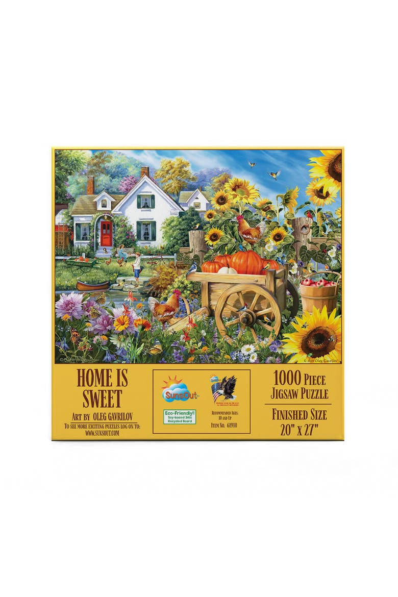 Home is Sweet 1000 piece Jigsaw Puzzle for Adults, Alternate, color, Multicolor
