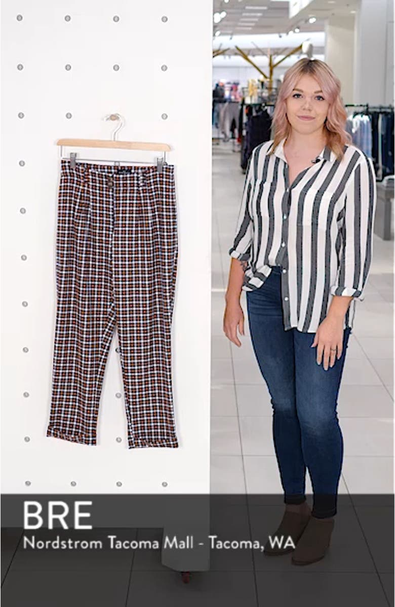 Tapered Checkered Trousers, sales video thumbnail