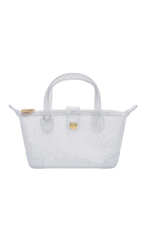 Jelly Pouchette Clear Crossbody Bag