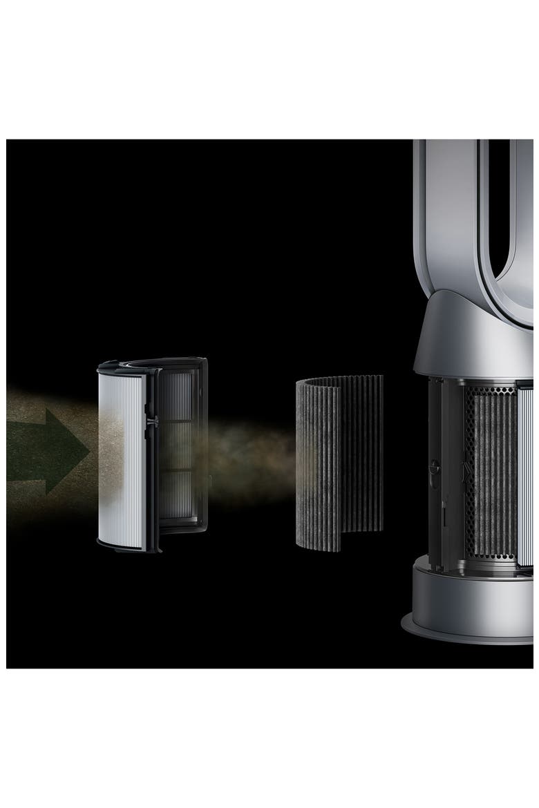Purifier Hot + Cool™ Purifying Fan Heater, Alternate, color, WHITE/ SILVER