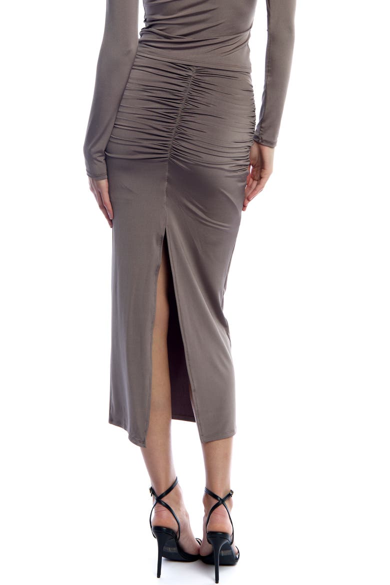Olympia Rouched Maxi, Alternate, color, Mocha