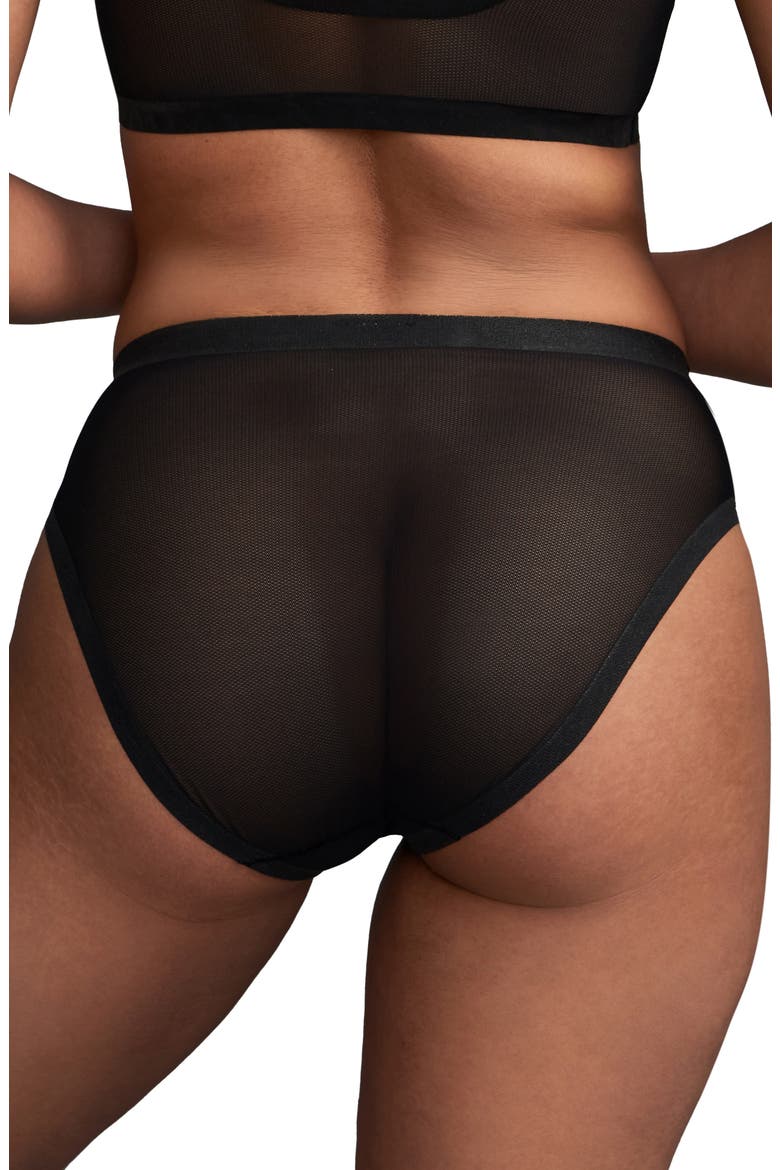 2-Pack Sheer Panties, Alternate, color, BLACK