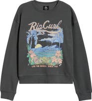 Rip Curl Saloon Relaxed Graphic Sweatshirt