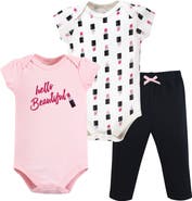 Little Treasure Soft Cotton Two-Piece Outfit Bodysuit & Pants