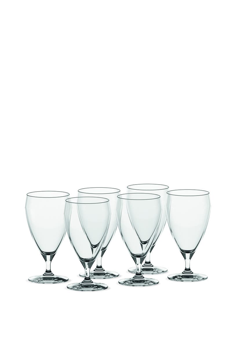 Perfection 6-Piece Beer Glass Set, Alternate, color, Clear